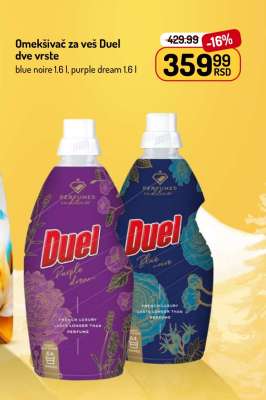 Omekšivač za veš Duel dve vrste