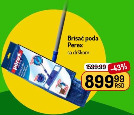 Brisač poda Perex sa drškom