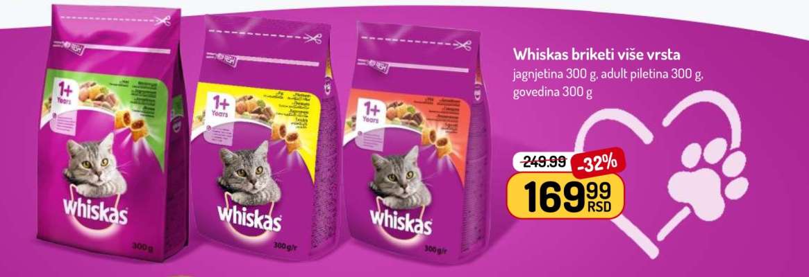 Whiskas briketi više vrsta