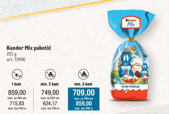 Kinder Mix paketić