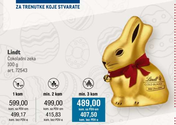 Lindt Čokoladni zeka