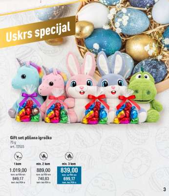 Gift set plišana igračka