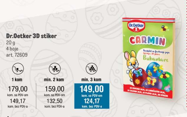 Dr.Oetker 3D stiker
