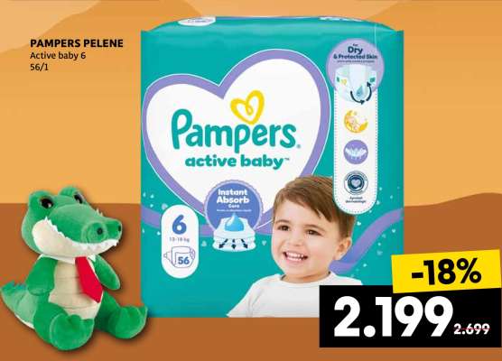 Pampers pelene