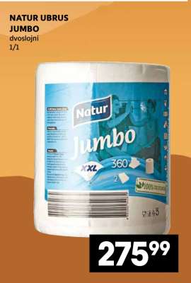 Natur UBRUS JUMBO