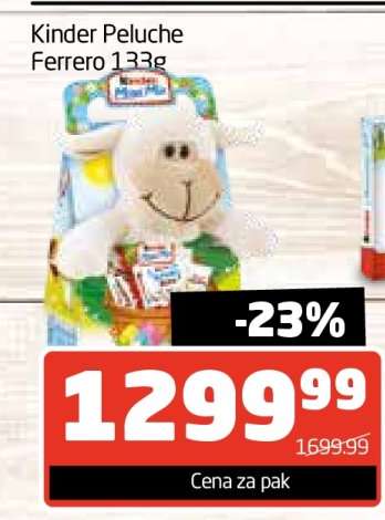 Kinder Peluche Ferrero 133g