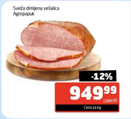 Sveža dimljena vešalica Agropapuk