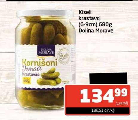 Kiseli krastavci Dolina Morave