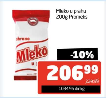 Mleko u prahu 200g Promeks
