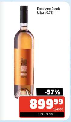 Rose vino Deurić Urban 0.75l