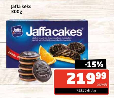 Jaffa keks 300g