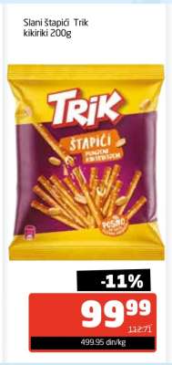 Slani štapići Trik kikiriki 200g