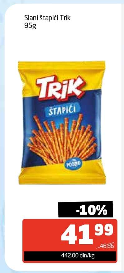 Slani štapići Trik 95g