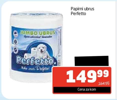 Papirni ubrus Perfetto