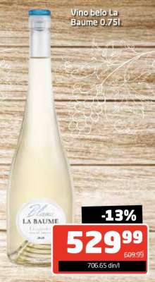 Vino belo La Baume 0.75l