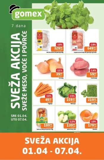 Gomex katalog - 01.04.2026 - 07.04.2026.