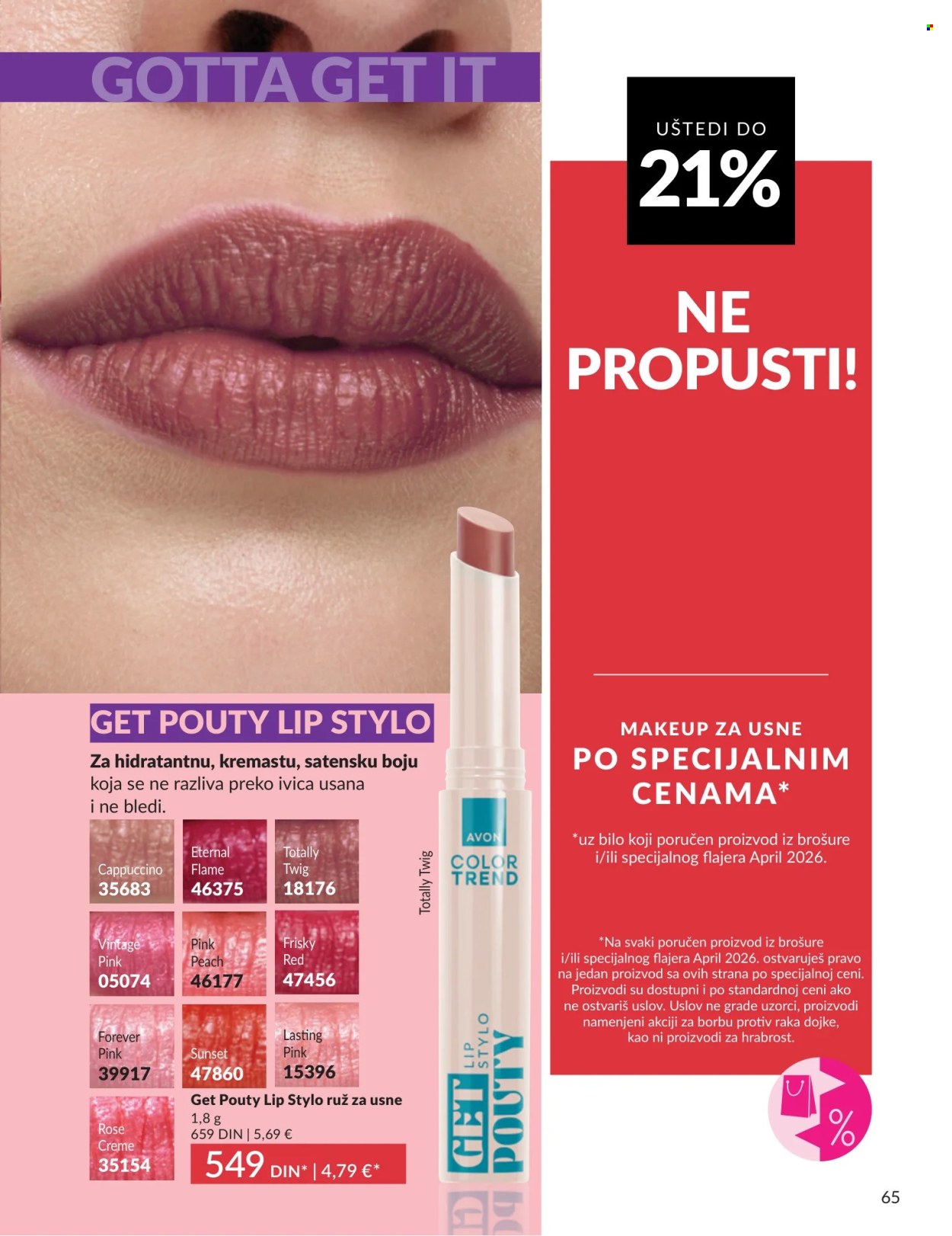 Avon katalog - 01.04.2026 - 30.04.2026. Stranica 65