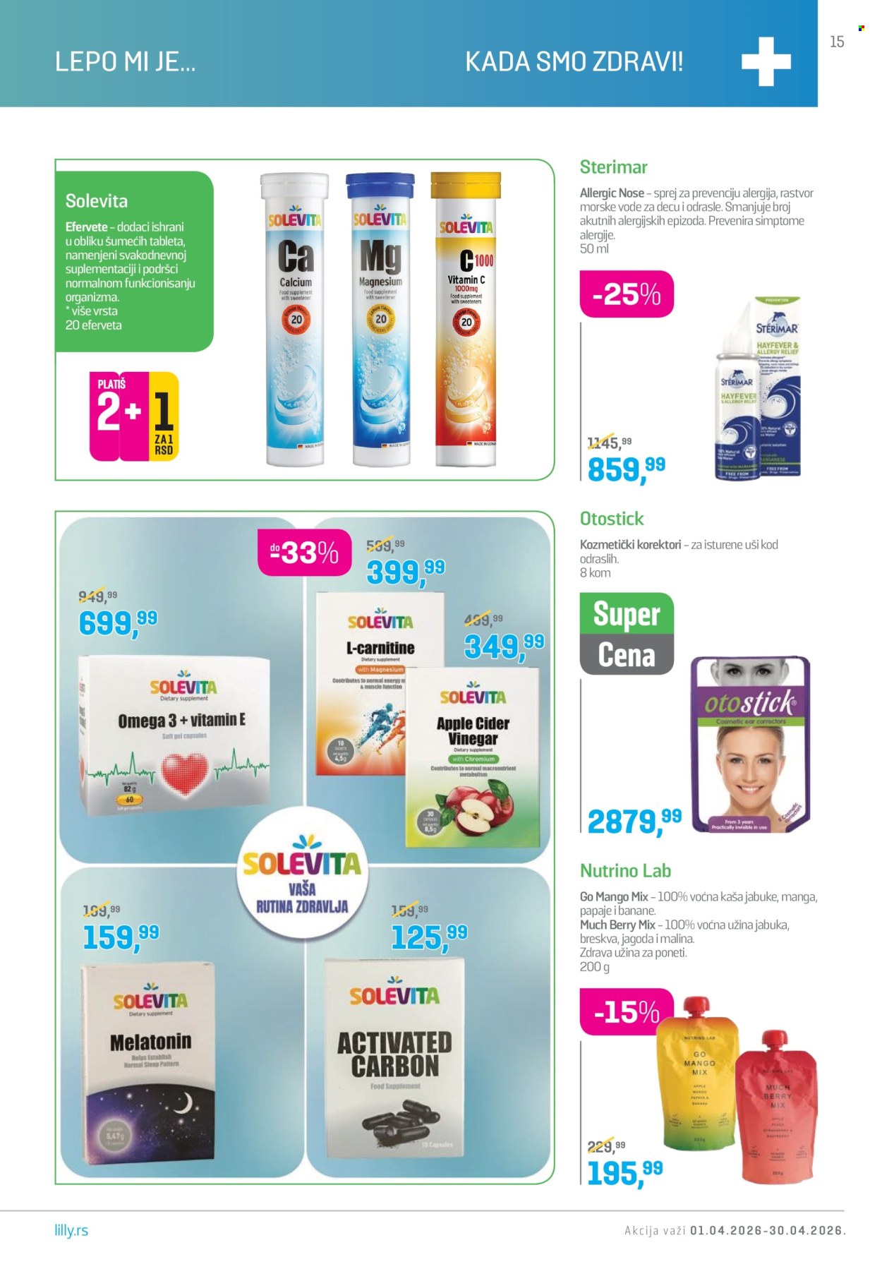 Lilly Drogerie katalog - 01.04.2026 - 30.04.2026. Stranica 15