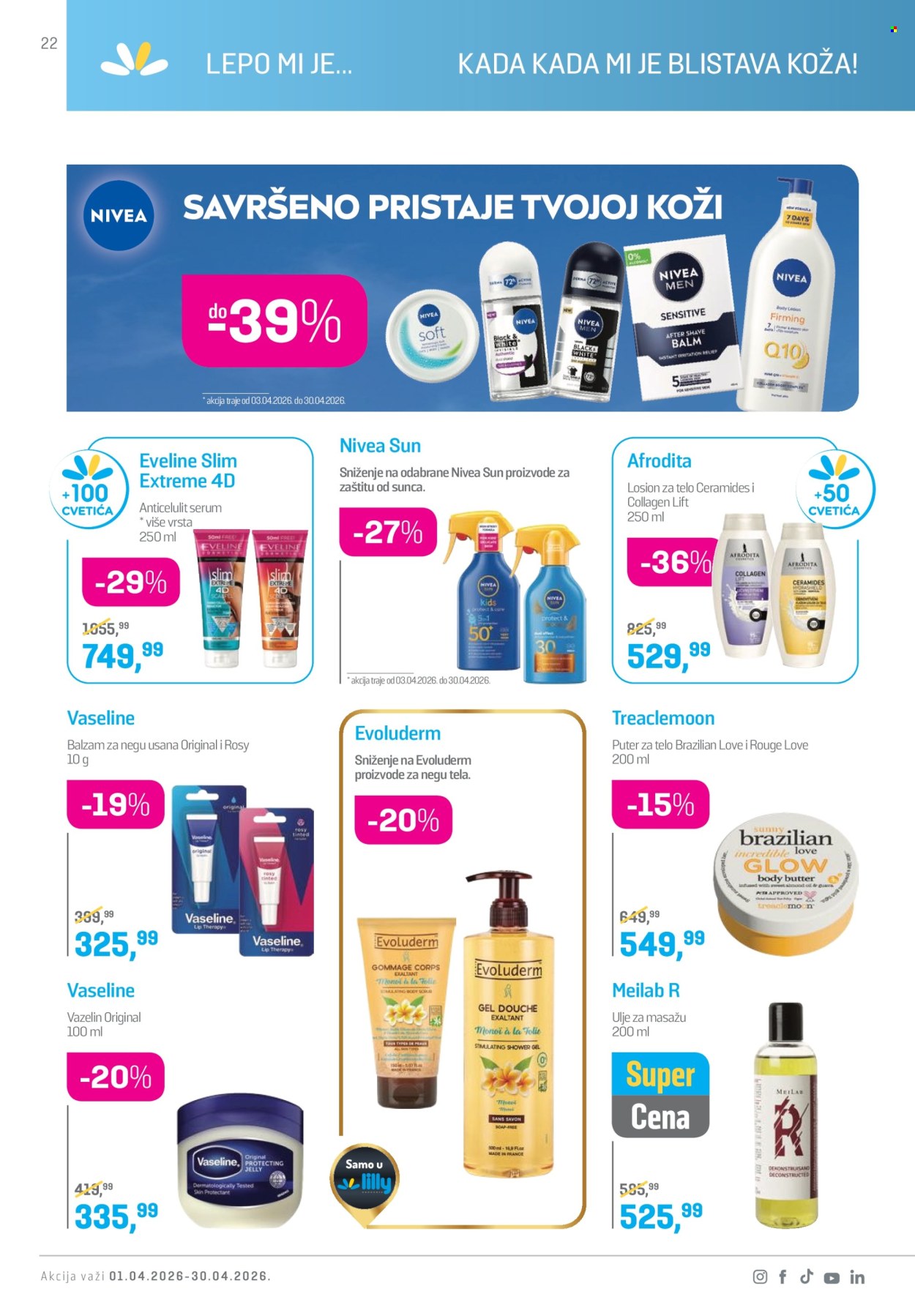 Lilly Drogerie katalog - 01.04.2026 - 30.04.2026. Stranica 22