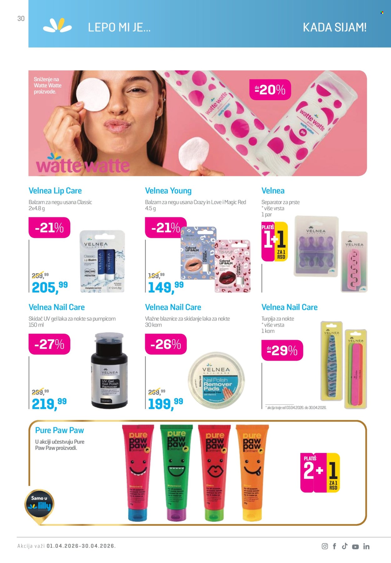 Lilly Drogerie katalog - 01.04.2026 - 30.04.2026. Stranica 30