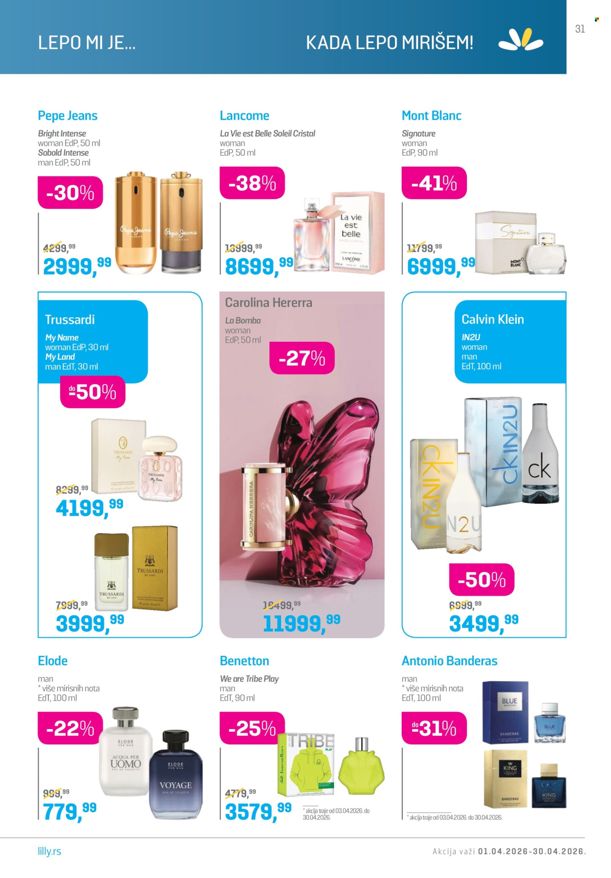 Lilly Drogerie katalog - 01.04.2026 - 30.04.2026. Stranica 31