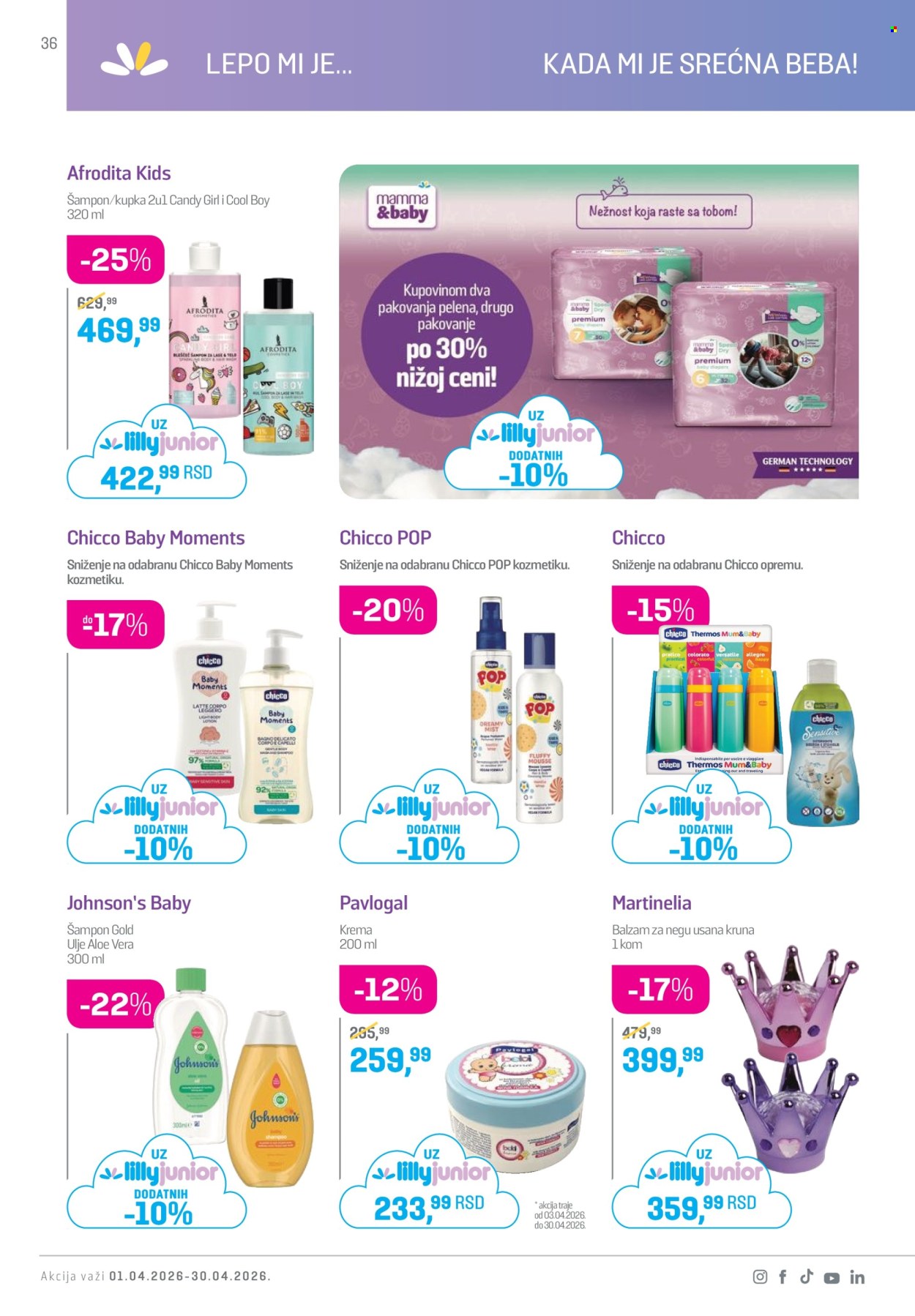 Lilly Drogerie katalog - 01.04.2026 - 30.04.2026. Stranica 36
