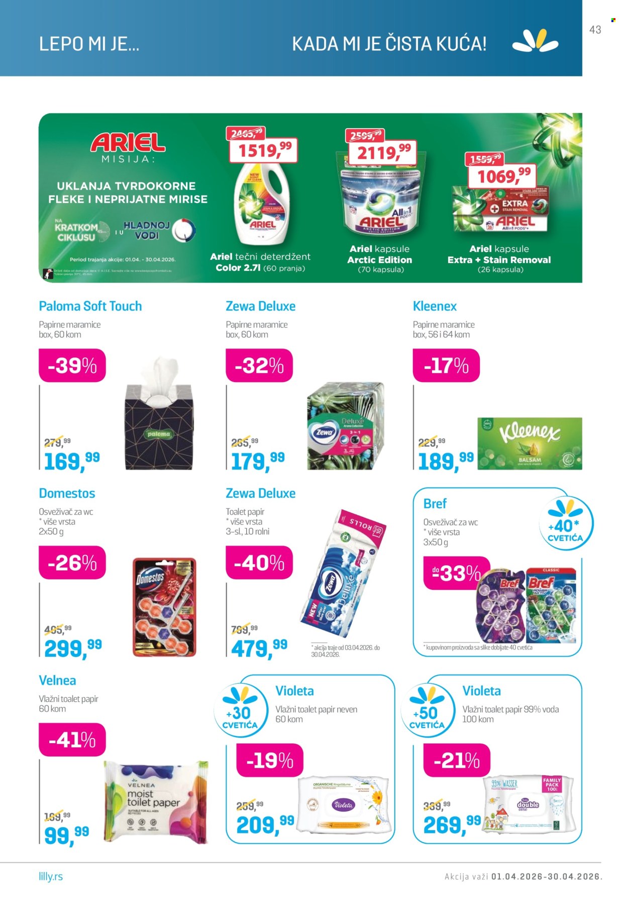 Lilly Drogerie katalog - 01.04.2026 - 30.04.2026. Stranica 43