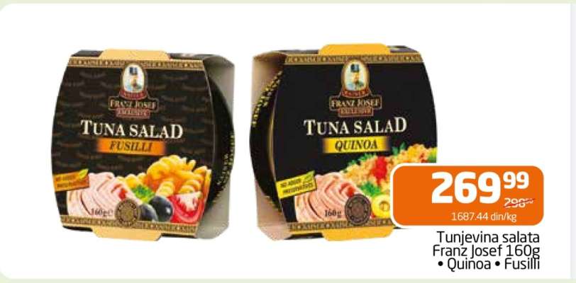 Tunjevina salata Franz Josef 160g