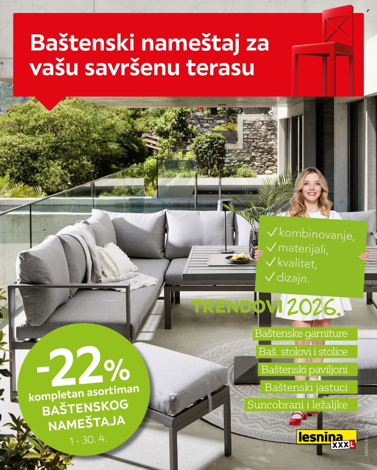 Lesnina XXXL katalog - 01.04.2026 - 30.04.2026. Stranica 1