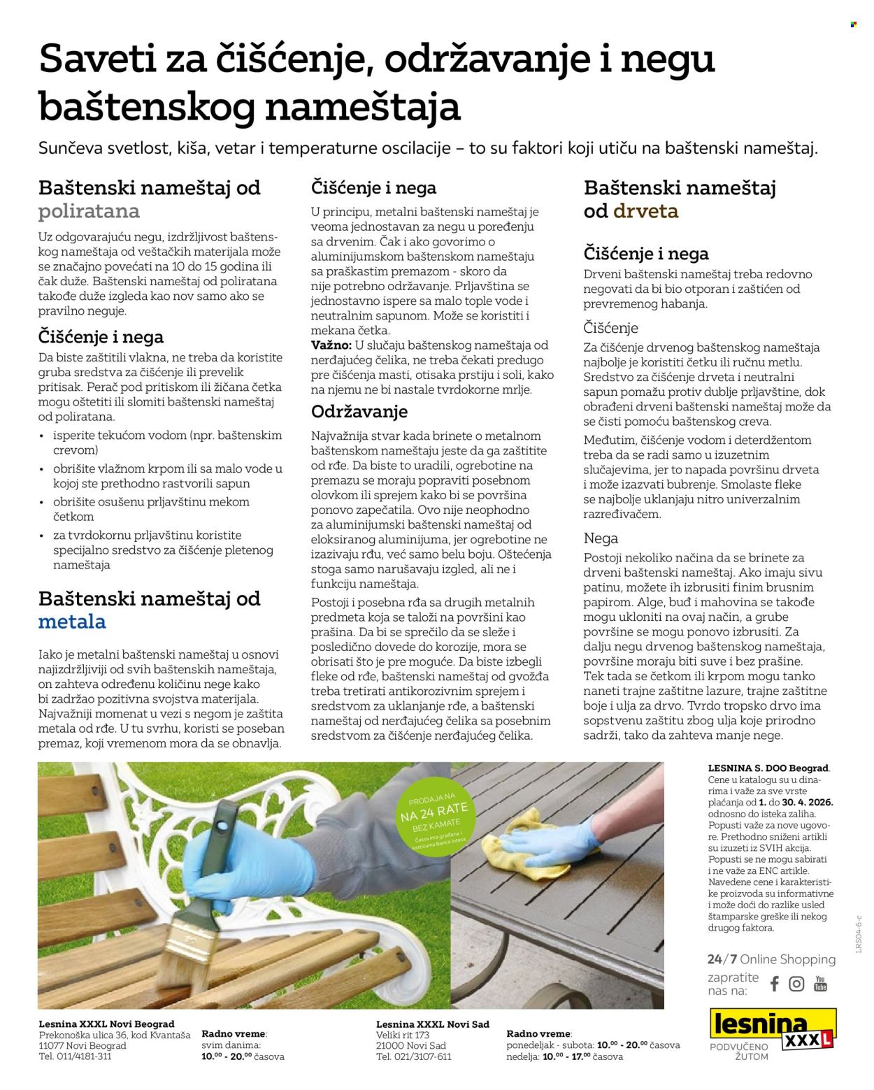 Lesnina XXXL katalog - 01.04.2026 - 30.04.2026. Stranica 28