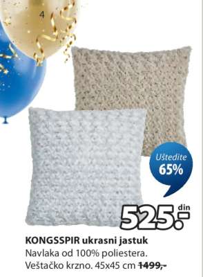 KONGSSPIR UKRASNI JASTUK