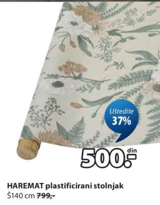HAREMAT plastificirani stolnjak