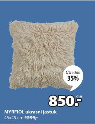 MYRFIOL ukrasni jastuk