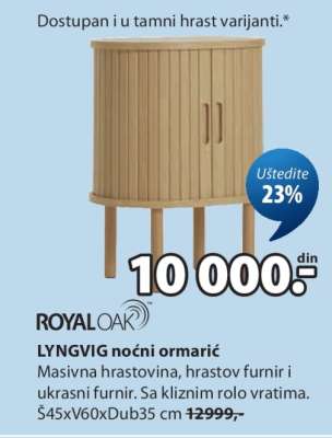 LYNGVIG noćni ormarić