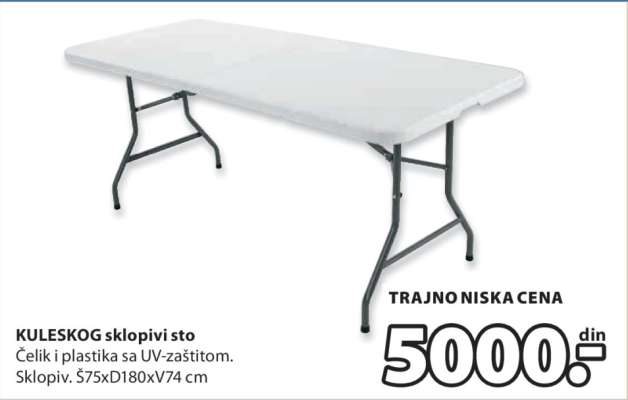 KULESKOG SKLOPIVI STO