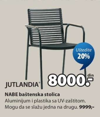 NABE baštenska stolica