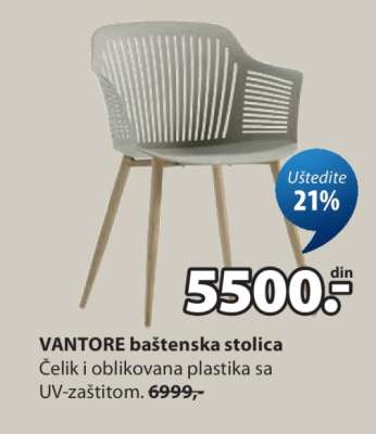 VANTORE baštenska stolica