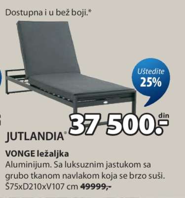 JUTLANDIA VONGE LEŽALJKA