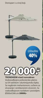 TRONDHEIM VISEĆI SUNCOBRAN