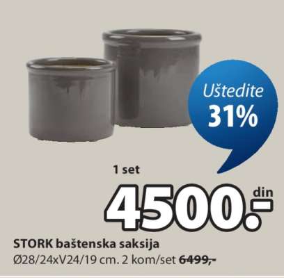 STORK baštenska saksija