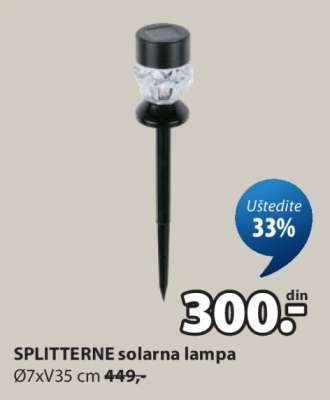SPLITTERNE SOLARNA LAMPA