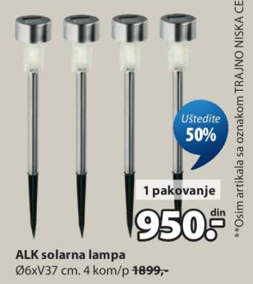 ALK SOLARNA LAMPA