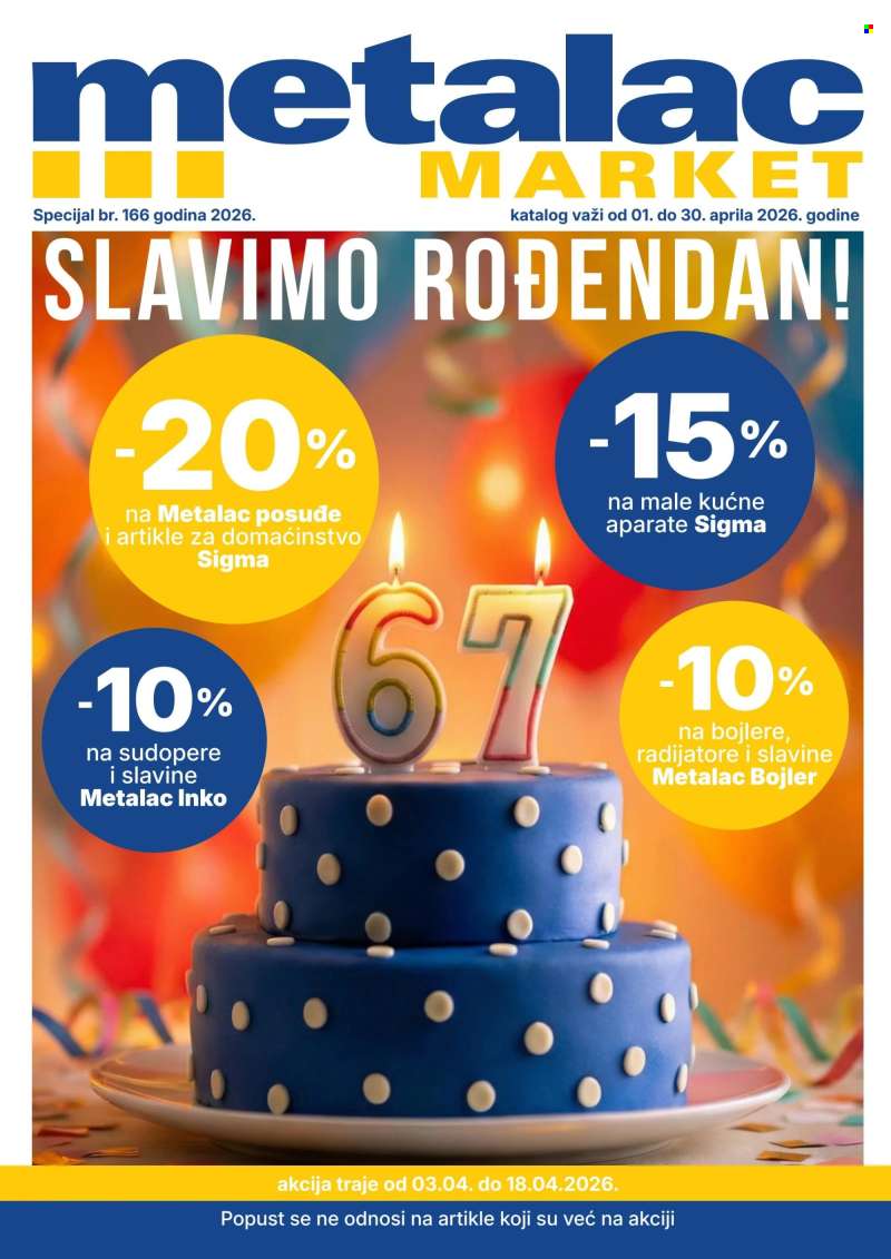 Metalac Market katalog - 01.04.2026 - 30.04.2026.