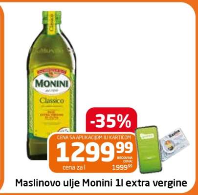 Maslinovo ulje Monini 1l extra vergine