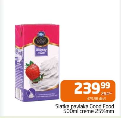 Slatka pavlaka Good Food