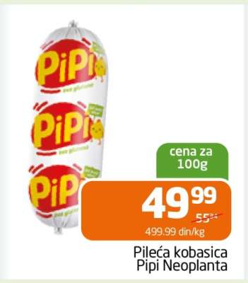 Pileća kobasica Pipi Neoplanta