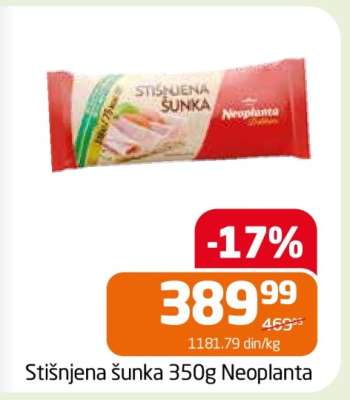 Stišnjena šunka 350g Neoplanta