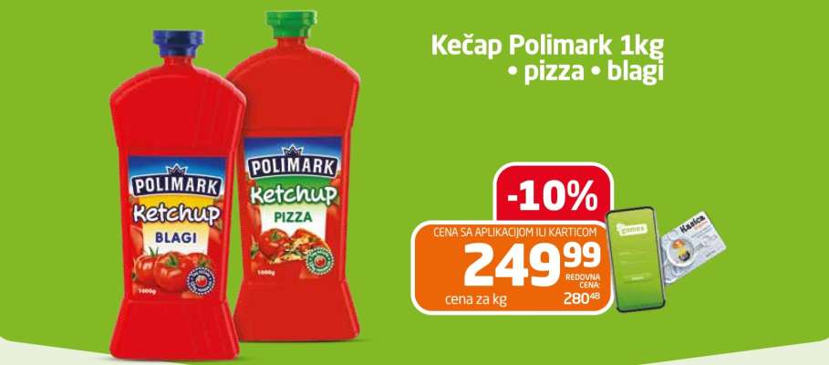 Kečap Polimark 1kg