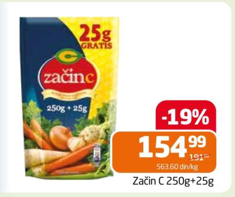 Začin C 250g+25g