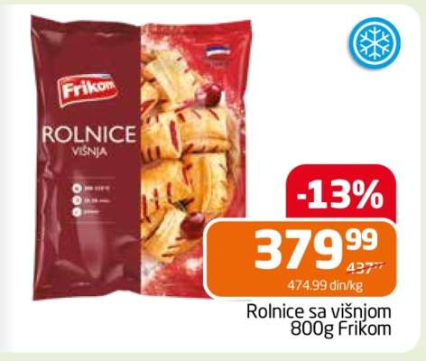 Rolnice sa višnjom 800g Frikom